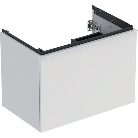 GE Acanto US pour WT B : 75 cm, 1 tiroir, 1 tiroir intérieur, blanc mat
