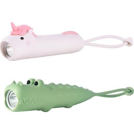 lapin lampe de poche rechargeable dimmable haute Lumen LED enfants lampe de poche Camping randonnée cadeaux pour enfants (1/5)