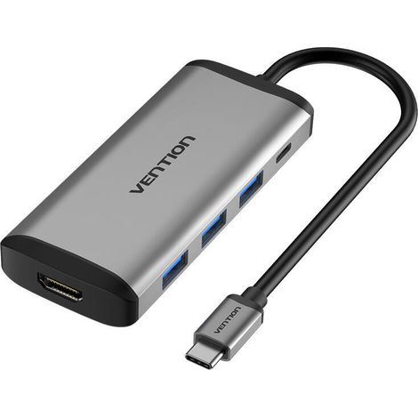 Hub USB Vention CNBHB Gris (1/2)