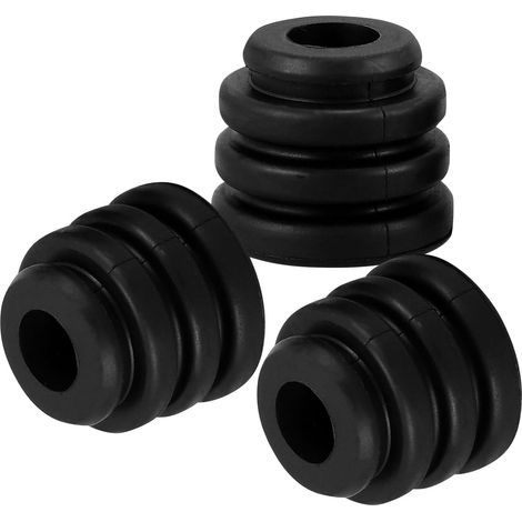 3 Pièces Coussin Antichoc pour Climatiseur en Caoutchouc Noir  Accessoires pour Climatiseurs Extérieurs, Compresseur Air, Camping, Silentblock Amtisseur (1/5)