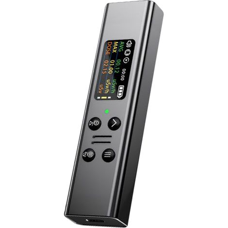 Détecteur de rayonnement portable X γ β, compteur Geiger multifonctionnel en marbre pour usage domestique, laboratoire et hôpital, avec écran TFT 0,96 pouce, alarme sonore et lumineuse. (1/5)