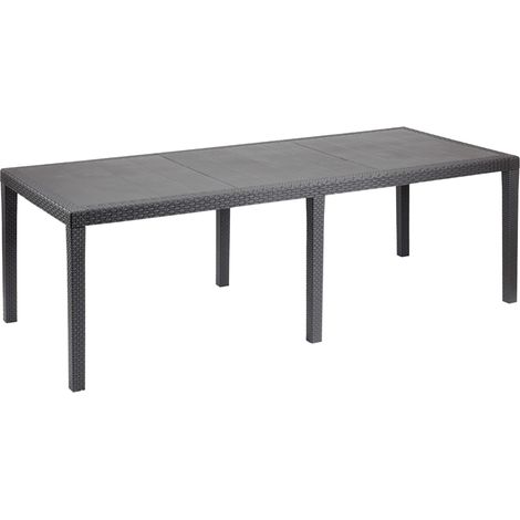 Tavolo Queen Cm 150÷220 x 90X72 H Colore Antracite (1/4)