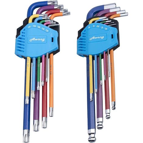 T10-T50 18 x Allen Keys 1.5-10 mm and Torx Keys (1/5)