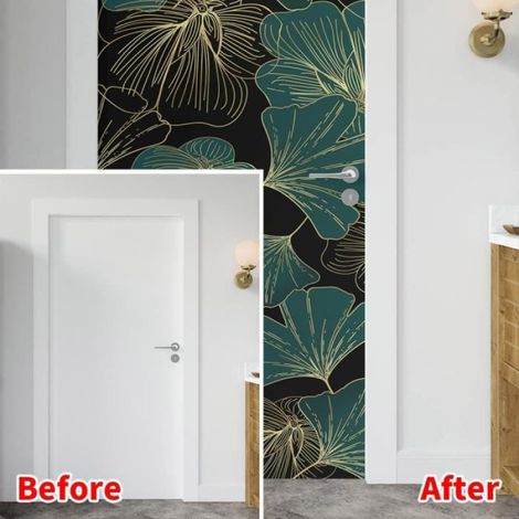 Stickers 3D Porte Poster, 77 x 200cm (1/4)