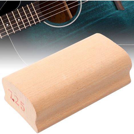 Bloc de ponçage radius pour touche de guitare, outil de nivellement frettes avec papier abrasif (7,25 pouces) (1/5)