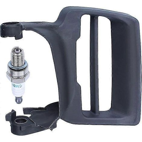Poignée de frein de chaîne compatible avec la tronçonneuse Husqvarna 550xp 550 Xp (avec bougie d'allumage), remplace la référence 522677501 -cdsx (1/4)