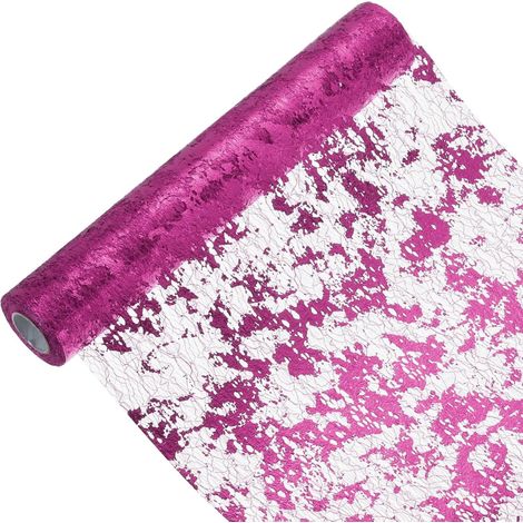1 Chemin de table, maille métallisée, doré, fibre de polyester, léger, pour mariage, fête (1/5)