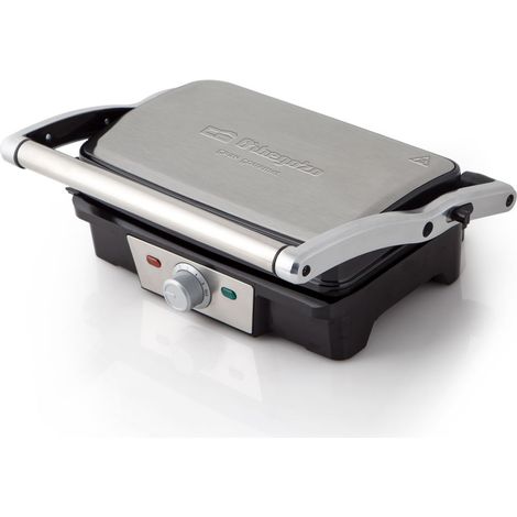 Grill "GR 3800" de 2 placas abatibles 1500W con 27,5x16,5x2cm de superficie de cocinado (1/5)