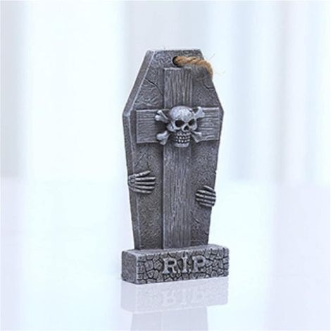 Ornements d'Halloween Résine Tombstone Résine Pendentifs Réaliste Résine Mur Art Art Ornements Halloween Pendentifs