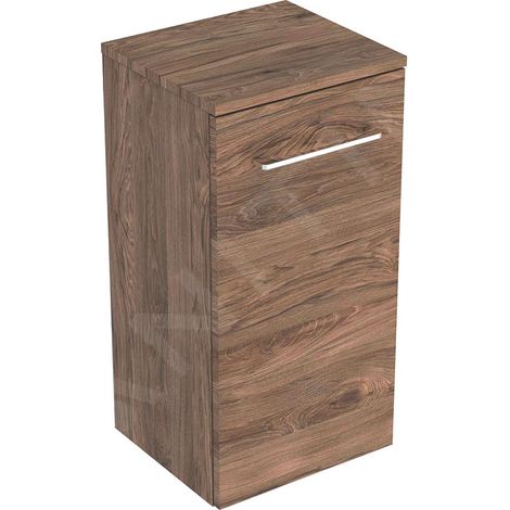 Geberit Selnova Square - Meuble latéral haut 650x330x297 mm, 1 porte, noyer hickory 501.274.00.1 (1/3)