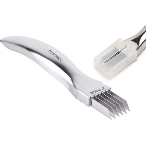 Stainless steel onion knife for vegetables and onions