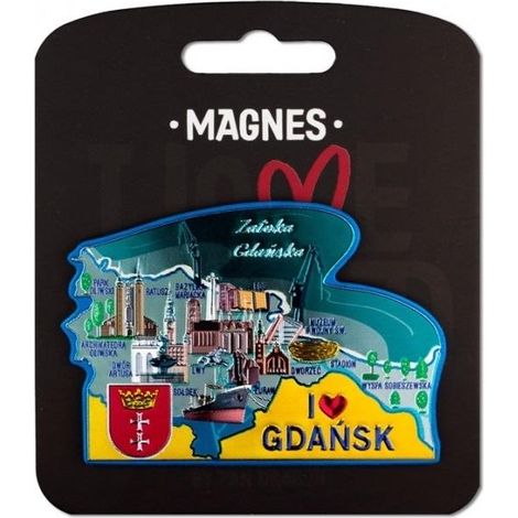 Adoro il magnete Polonia Danzica ILP-MAG-A-GD-35