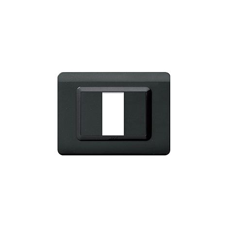Placca Tecn.44 Grigio Scuro 1M Cent AVE 44PY01GSL