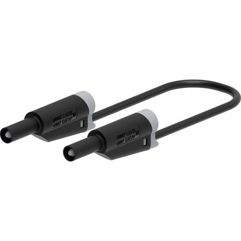 Electro PJP 2712-IEC-CD1-50N Cordon de mesure banane mâle 50 cm noir 1 pc(s) (1/2)