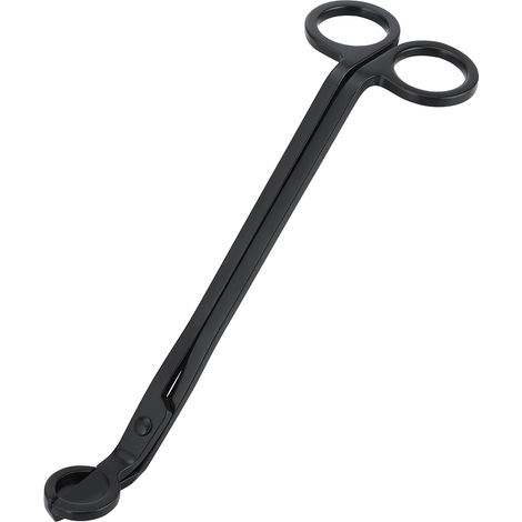 Dochttrimmer aus Edelstahl mit matter Oberfläche und Baumwolltrimmer für Kerzen verhindert Rußbildung. (1/5)
