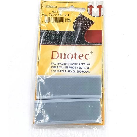 VELCRO DUOTEC TESA 76 X 25 NERO (CONF.4PZ) (1/2)