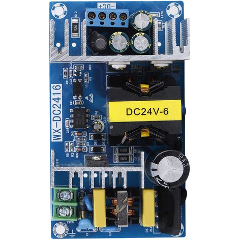 Carte d'alimentation à découpage 24 V 6 A 150 W, module d'alimentation haute puissance, carte nue, module d'alimentation CC