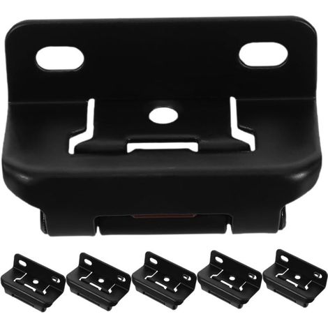 Set of 6 Concealed Half-Lid Hinges for Cabinet Doors, Replacement Hinges for Bathroom Doors, Door Closer Hinges (1/5)