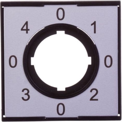 Targhetta descrittiva in alluminio quadrata 0-1-0-2-0-3-0-4 M22-XCK2 279435