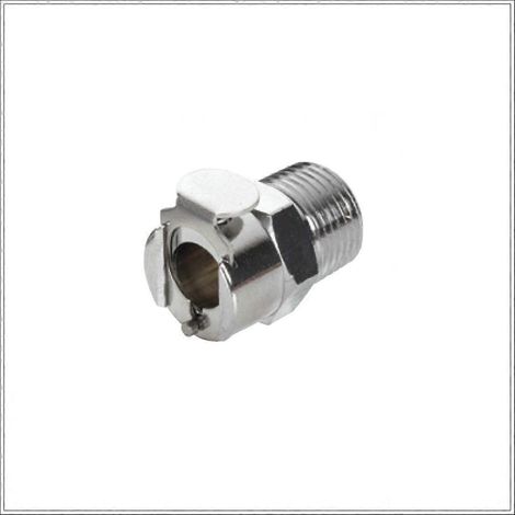 Raccord rapide RSLC série 3/8 pouce avec robinet à globe et embout cannelé femelle (1/2)