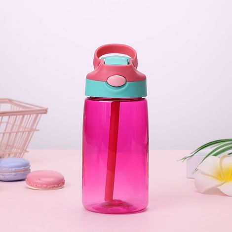 1 bouteille d'eau pour enfants avec bouteille d'eau étanche 480 ml BPA pour étudiants garçons et filles (rouge) (1/5)