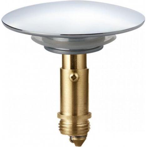 Bouchon à ressort chromé de 66 mm pour lavabo de salle de bain (1/5)