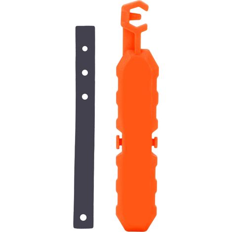 Outil de réparation pour chaîne de vélo pliant, démontage et ajustement de maillon, compatible VTT et vélo de route, couleur orange (1/5)