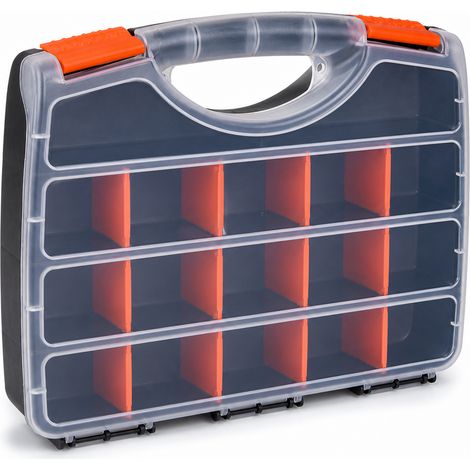 Boîte à Compartiments Plastique 15 Cases pour Vis 14 Pouces (1/5)