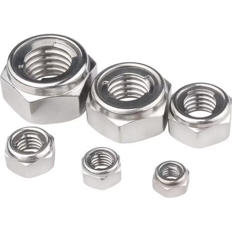 Écrou de Blocage en Acier Inoxydable Ecrous Hexagonals Écrous de Blocage M20 (1 Pièces) (1/5)