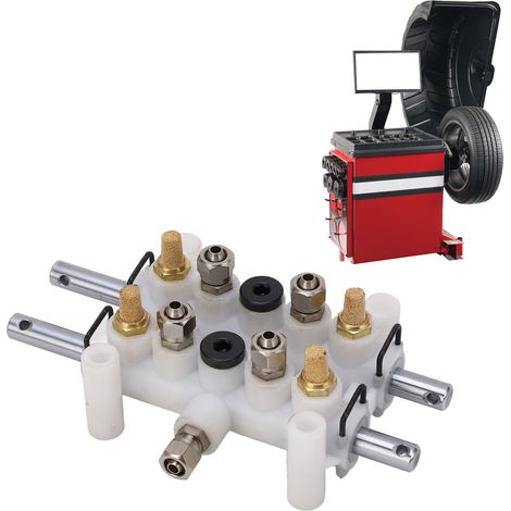 Outils automobiles, accessoires pour démonte-pneus, pédale, vanne à cinq voies, interrupteur de soupape d'échappement double (1/5)