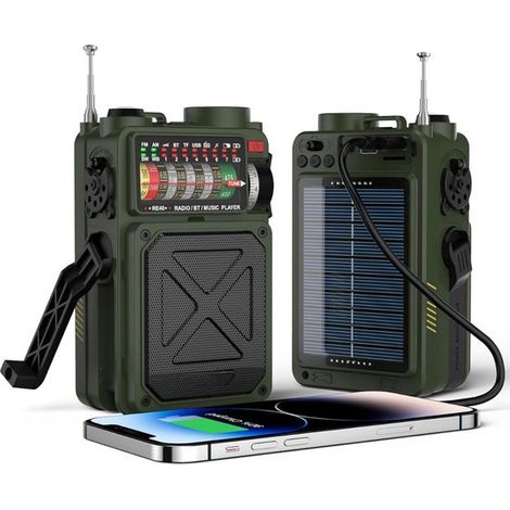 Notradio – Notfallset – Batteriebetriebenes Radio – Tragbares Radio – Baustellenradio – Radio