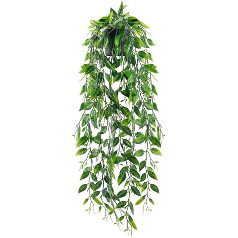 Plante Artificielle Tombante,Plantes Artificielles Interieur et Exterieur,Fausse Plante Convient pour Décorer Le Bureau,Salon,Cuisine,Jardin (1/5)