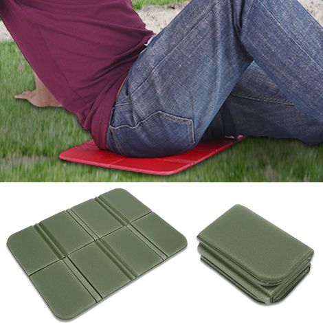 Coussin de siège pliable, tapis de pique-nique portable et imperméable (vert) (1/3)