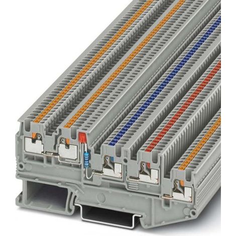 Phoenix Contact Initiatoren-/Aktorenklemme 0, 14-1, 5qmm, grau PTIO1, 5/S/4-LED 24RD (1/2)