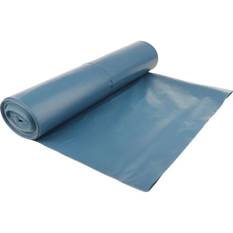 Sacchi per la spazzatura, 100 pezzi, capacità 66 litri, blu scuro (1/2)