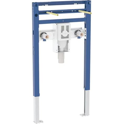 Geberit Duofix elemento per lavabo, 82–98 cm, rubinetteria su piano, con sifone a incasso, 111.489.00.2