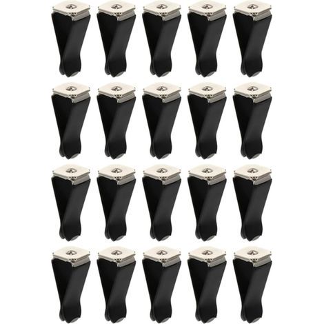 20pièces Clips Désodorisant Voiture pour Ventilation Accessoires Clip de Diffuseur Parfum Auto Compatible Aération Horizontales et Verticales Installation Facile sans Outils Noir (1/5)