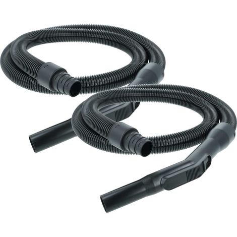 vhbw 2x Manguera flexible universal para aspiradora común - Flexible, 1,8 m, mango, 32mm / 35 mm / 38 mm conexión redonda