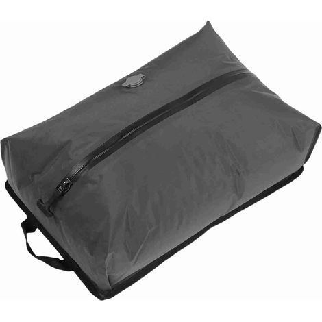 Vakuumbeutel für Reisen, wiederverwendbarer TPU-Vakuum-Kompressionsbeutel 16L 70d, platzsparende Aufbewahrungsbeutel für Koffer, Rucksäcke, Gepäckverpackung, ohne Pumpe (GRAU) (1/5)