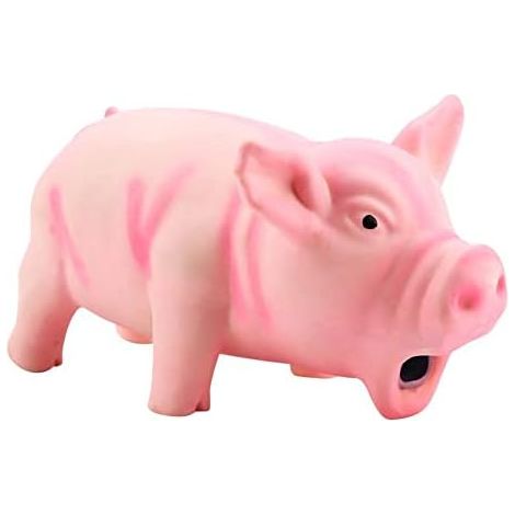 Jouet à mâcher en latex de cochon mignon jouet pour chiot chien