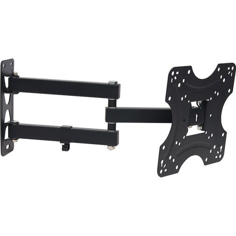 NoirSupport Murale TV Orientable Inclinable Universel 17 42" Fixation Mural Télévision LED/LCD/Incurvée (1/5)