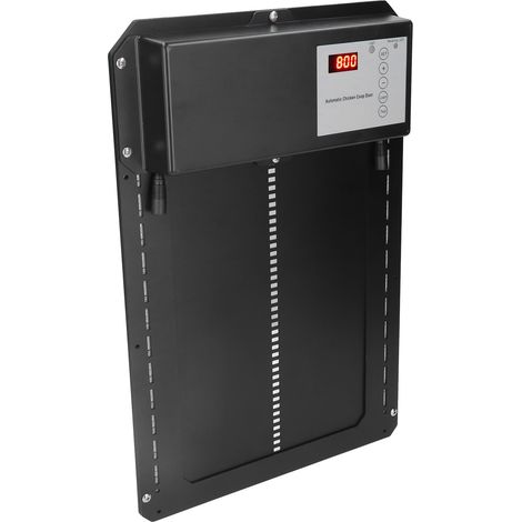 Porte de poulailler étanche avec ouverture automatique, capteur de lumière et minuterie (prise 100-240 VEU). (1/5)