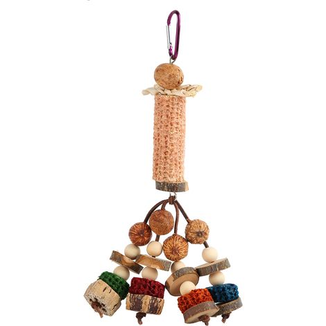 Jouets à mâcher en épi de maïs pour perroquets, os de seiche, soulagement de l'ennui, jouet à mâcher pour perroquets, calopsitte, perruche, modèle Carambola (1/5)