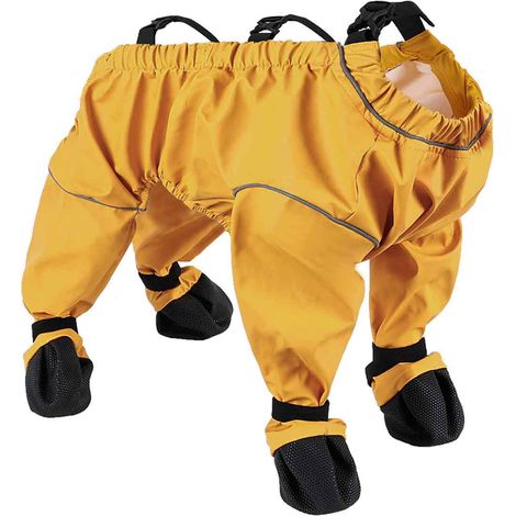 4 bottes pour chien, leggings imperméables, chaussures de protection antidérapantes, anti-salissures, idéales pour marche, course et randonnée