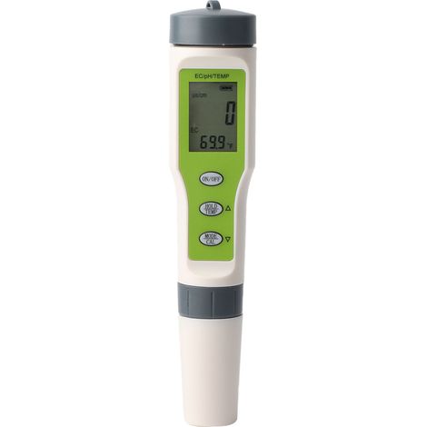 Testeur numérique Portable 3 en 1 de température EC PH, testeur de qualité de l'eau, stylo de Test de pureté