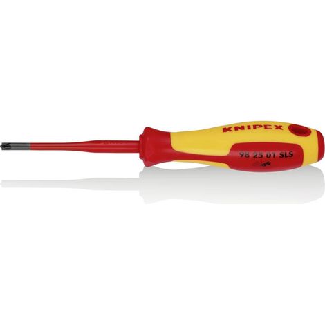 KNIPEX 98 25 01 SLS Giraviti (Slim) PlusMinus Pozidriv® impugnatura isolante, in materiale bicomponente, collaudato VDE brunita 187 mm (1/3)