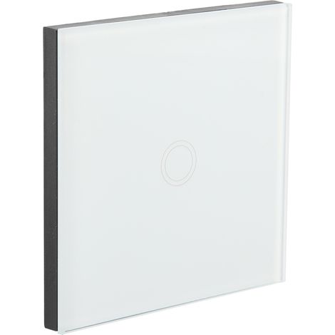 Applique murale modèle 86 en verre trempé avec interrupteur tactile intelligent et télécommande sans fil 433 MHz (1/5)