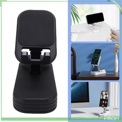 Fafeicy Support de téléphone portable avec enceinte Bluetooth sans fil Haut-parleur qualité audio HD pour usage domestique (1/5)
