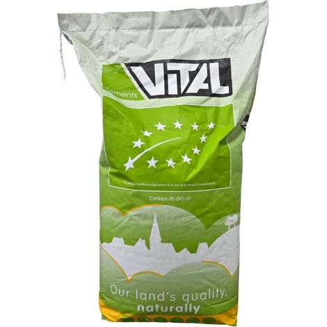 Aliment biologique pour bovins granulés 25 kg – ActiTop 17 – Énergie rapide et lente – Teneur en protéines 17% – Scar