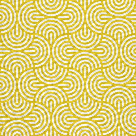 Outdoor dekostoffe oxford - Motiv geometrisch gelb (1/5)